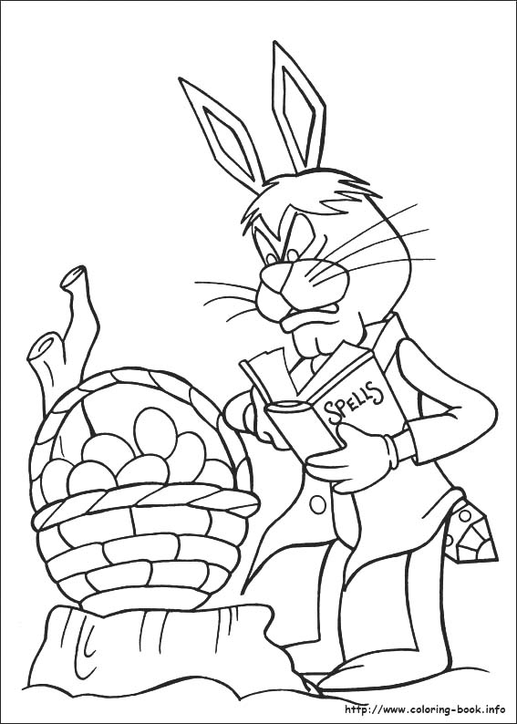 Peter Cottontail coloring picture